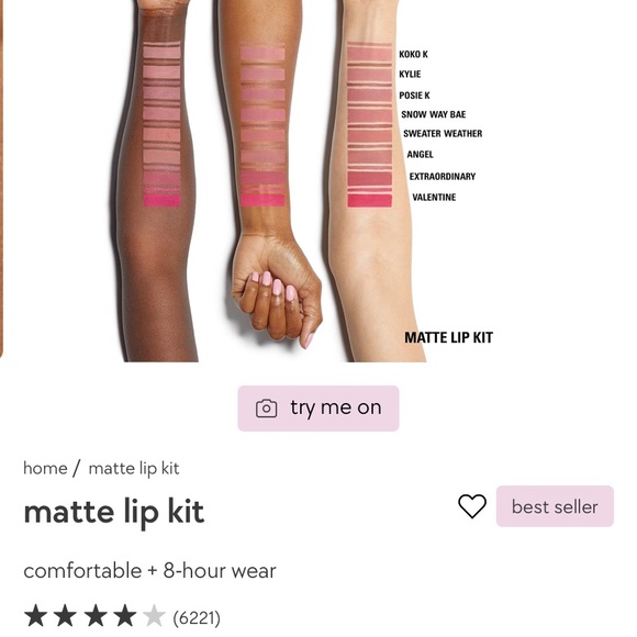 Kylie cosmetics lip kit in the shade Posie K - Picture 3 of 8